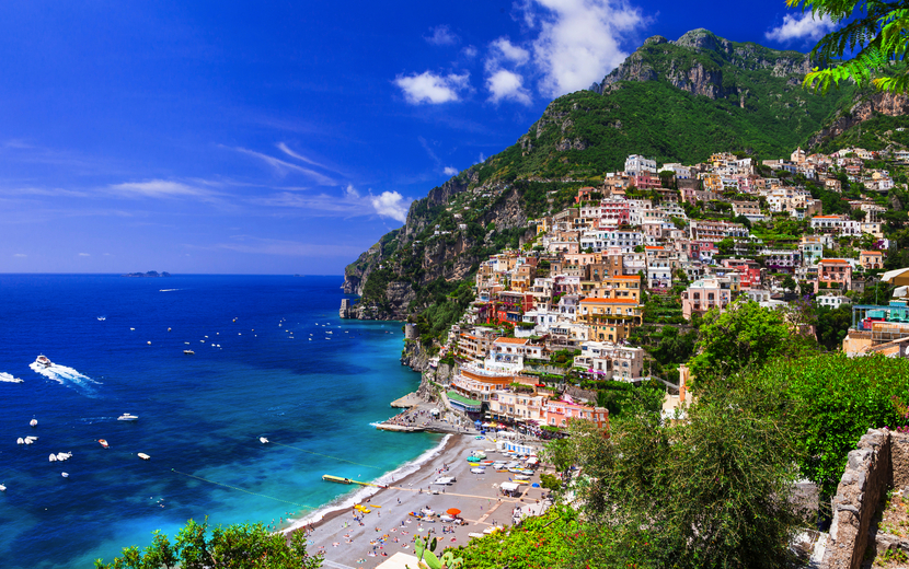 Positano an der Amalfi-Küste in Italien
