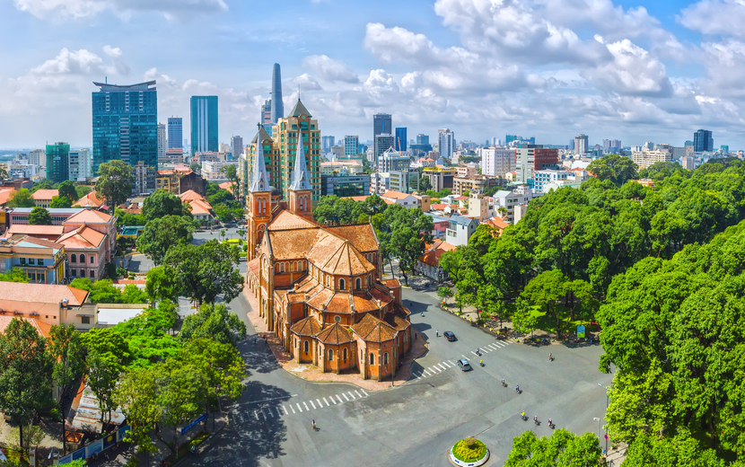 Ho Chi Minh Stadt in Vietnam