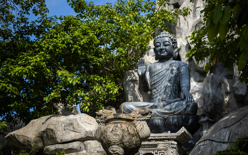 Marmorstatue von Buddha in Da Nang