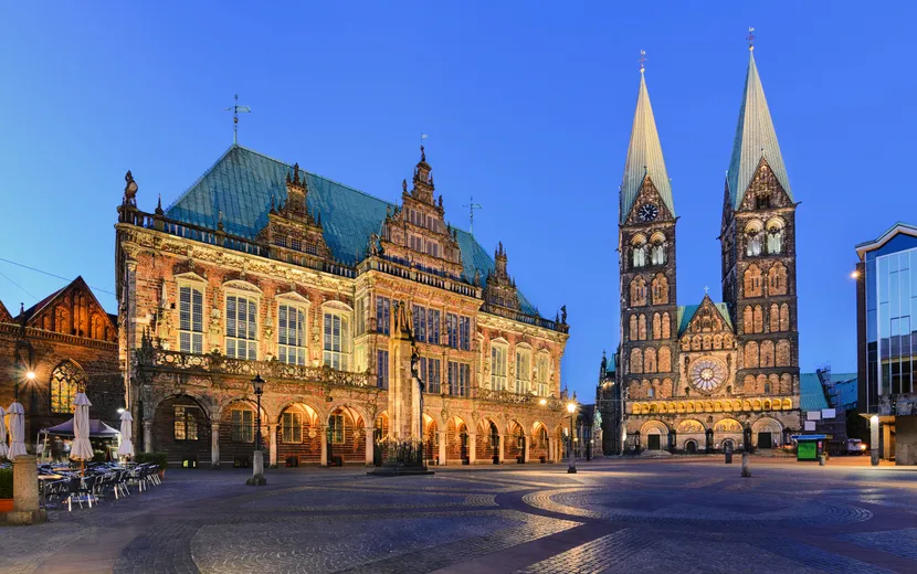 Bremen, Rathaus & Dom