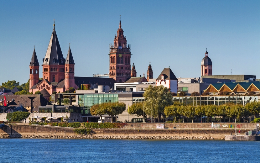 Mainz, Rheinufer & Dom