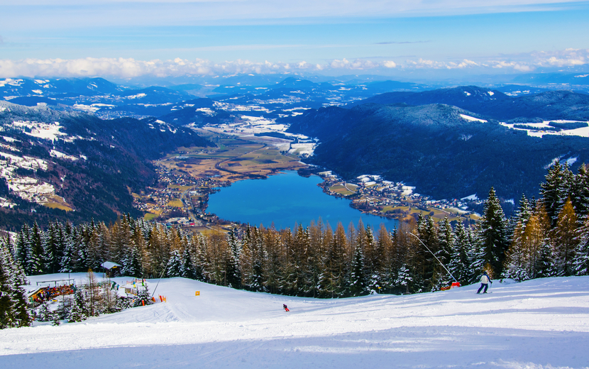 Blick von der Gerlitzen Alpe zum Ossiacher See