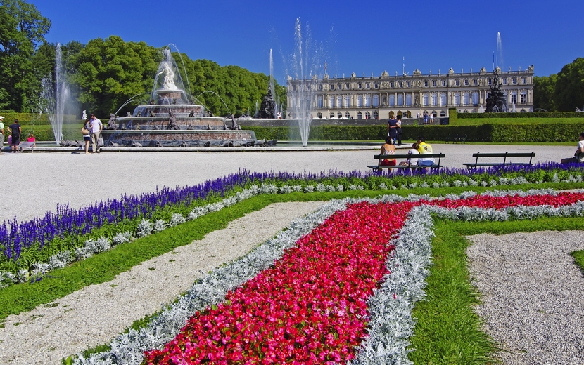 Schlossgarten Herrenchiemsee